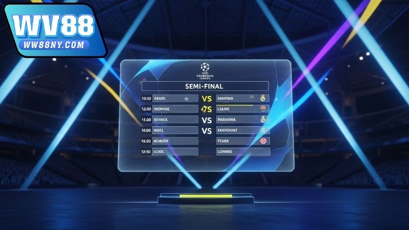 Điểm nhấn từ lịch thi đấu bán kết C1