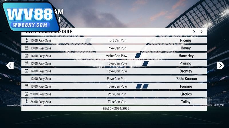 Những trận cầu tâm điểm trong lịch thi đấu của Tottenham