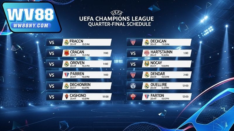 Lịch thi đấu tứ kết C1 – Cập nhật nóng nhất mùa giải 2025 7 Cách theo dõi lịch thi đấu tứ kết C1