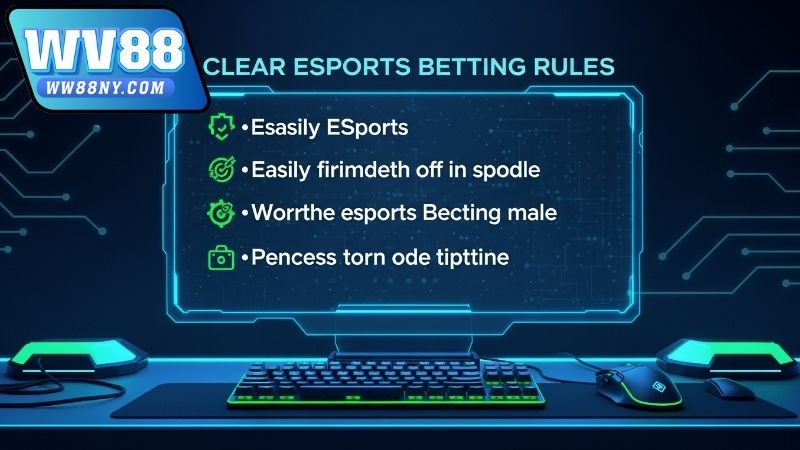 Ưu điểm của thể lệ cá cược Esports minh bạch tại WW88