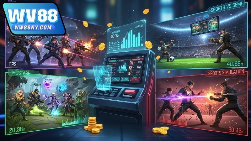 Cách cược các thể loại game phổ biến trong cá cược Esports WW88