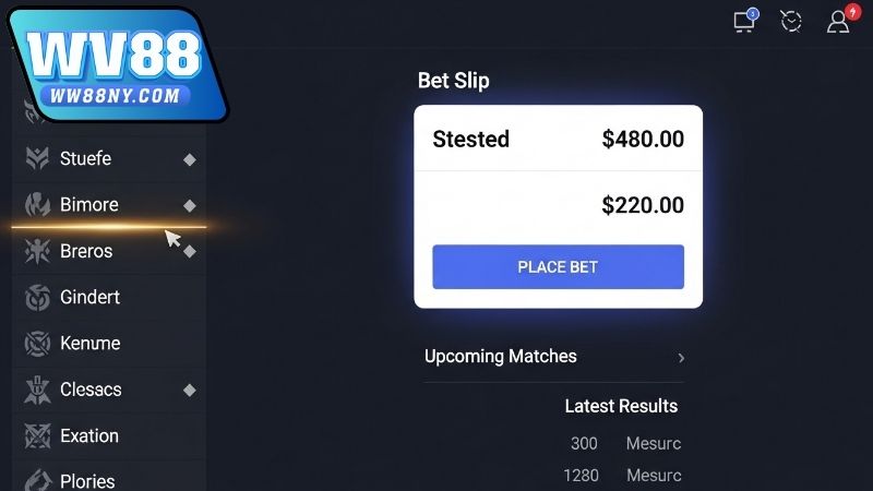 Cách theo dõi bảng cược Esports thời gian thực tại WW88