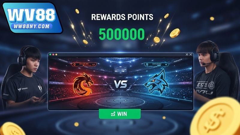 Cách thức tích điểm thưởng từ cá cược Esports tại WW88