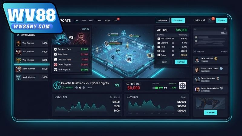 Ưu điểm trang cá cược Esports cập nhật theo thời gian thực WW88